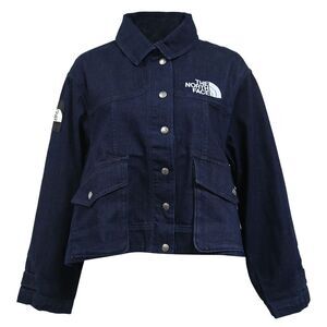 The North Face 1998 Embroidered Denim Jacket in Blue Cotton Denim